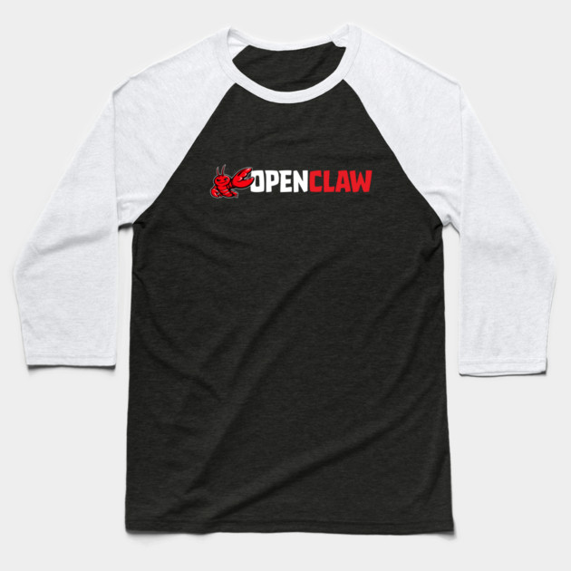 OpenClaw Logo Baseball T-Shirt by Claw Tees