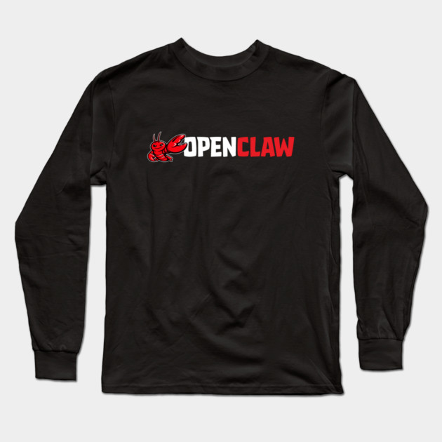 OpenClaw Logo Long Sleeve T-Shirt by Claw Tees