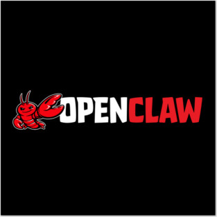 OpenClaw Logo Posters and Art