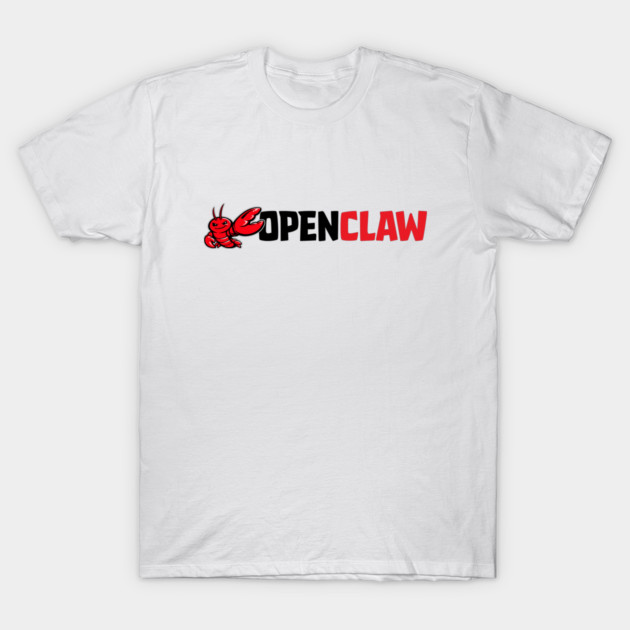 OpenClaw Logo T-Shirt by Claw Tees