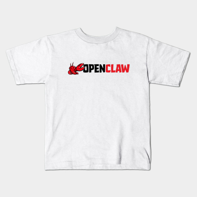 OpenClaw Logo Kids T-Shirt by Claw Tees