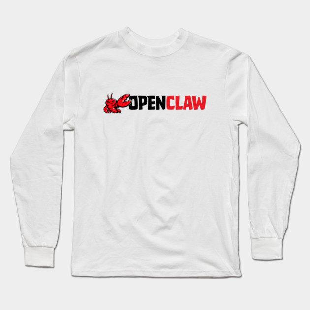 OpenClaw Logo Long Sleeve T-Shirt by Claw Tees