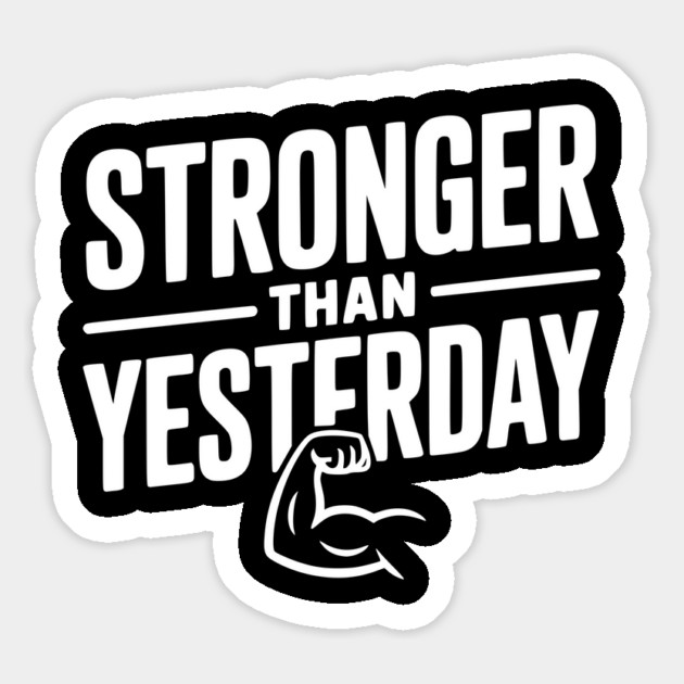 Stronger than Yesterday Magnet by Frank Ring