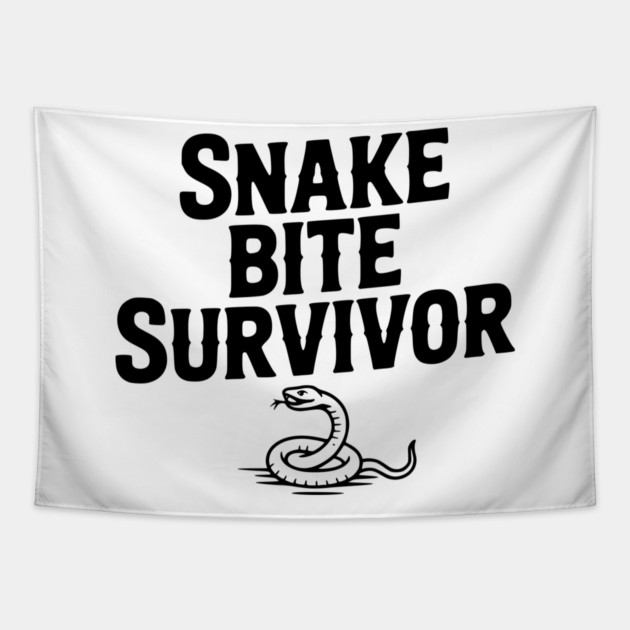Snake Bite Survivor Tapestry by Frank Ring