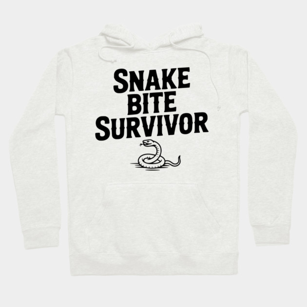 Snake Bite Survivor Hoodie by Frank Ring