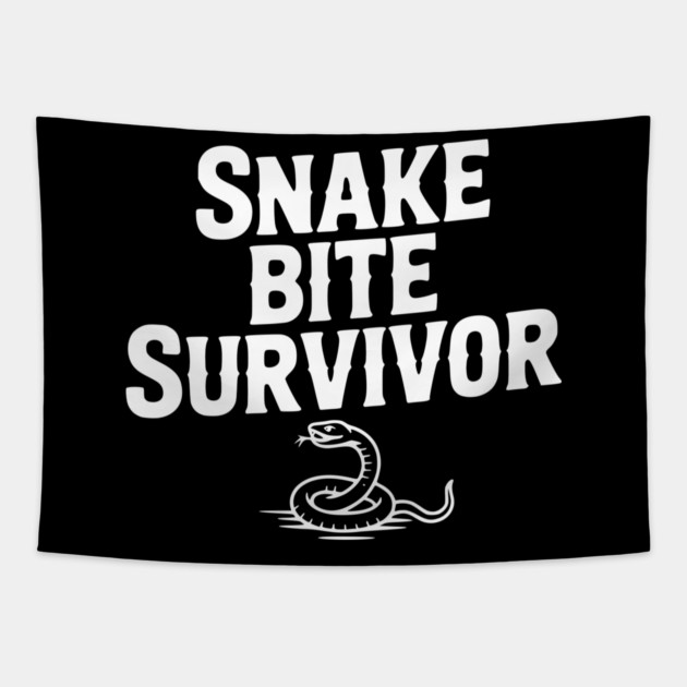 Snake Bite Survivor Tapestry by Frank Ring
