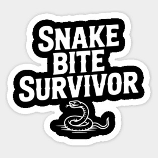 Snake Bite Survivor Magnet