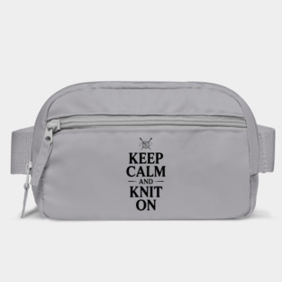 Keep Calm and Knit On Bag