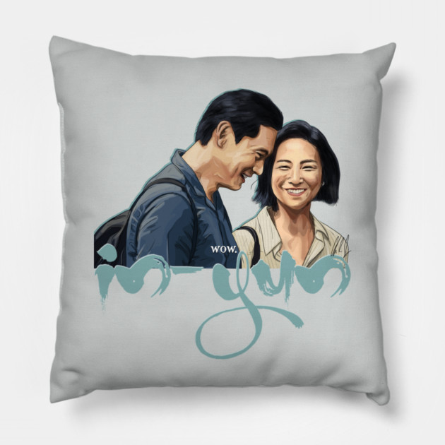Past Lives: in-yun Pillow by 51Deesigns