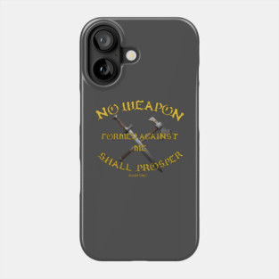 Isiah 54:17 Phone Case