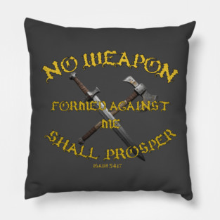 Isiah 54:17 Pillow