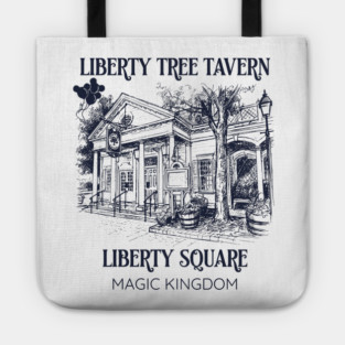 Liberty Tree Tavern Liberty Square Orlando Florida Sketch Works Series Tote