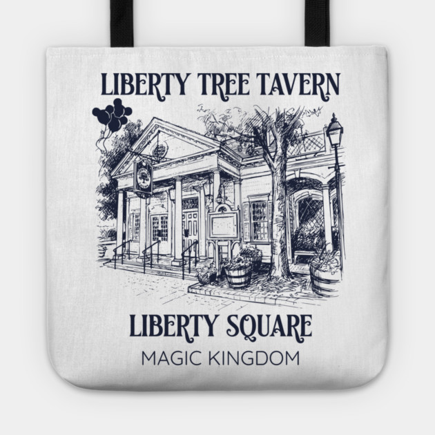 Liberty Tree Tavern Liberty Square Orlando Florida Sketch Works Series Tote by Joaddo