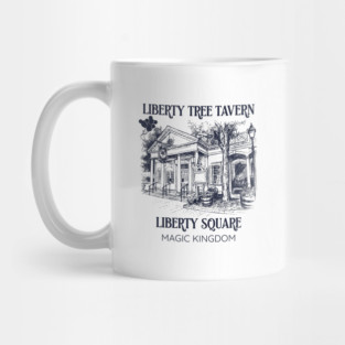 Liberty Tree Tavern Liberty Square Orlando Florida Sketch Works Series Mug