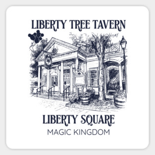 Liberty Tree Tavern Liberty Square Orlando Florida Sketch Works Series Magnet