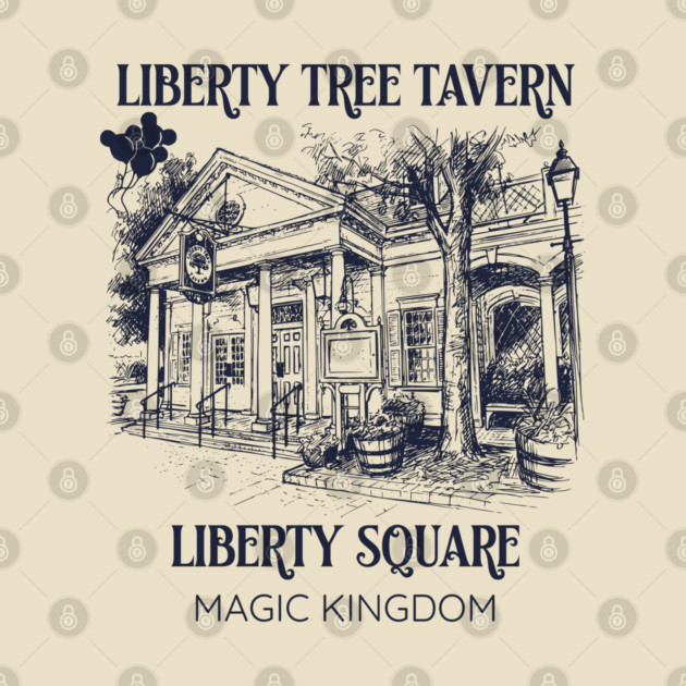 Liberty Tree Tavern Liberty Square Orlando Florida Sketch Works Series by Joaddo