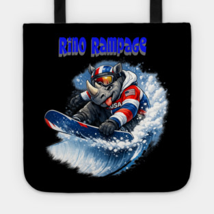 Rhino Rampage – USA Snowboard Shredder Tote