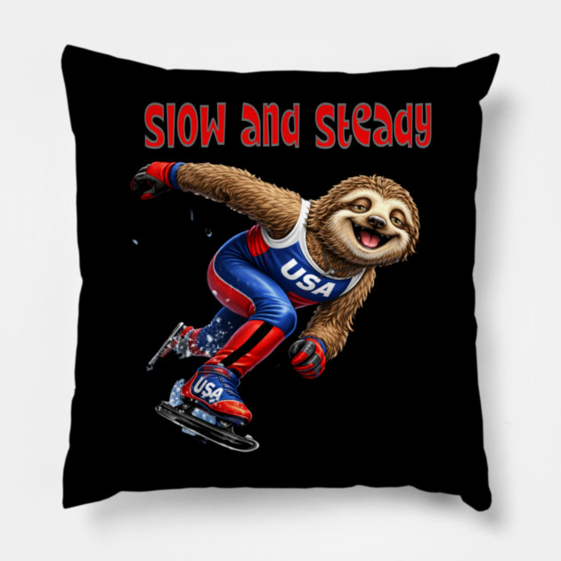 Slow and Steady Pillow by CrazyGirl