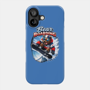 Bear Boarding Phone Case
