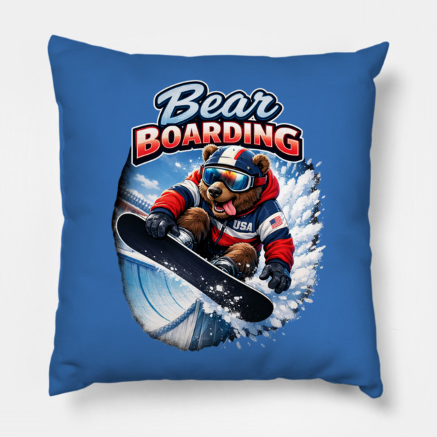 Bear Boarding Pillow by CrazyGirl