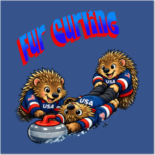 Fur Curling Posters and Art