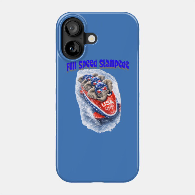 Full Speed Stampede Phone Case by CrazyGirl