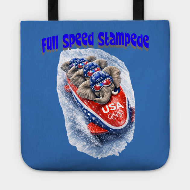 Full Speed Stampede Tote by CrazyGirl