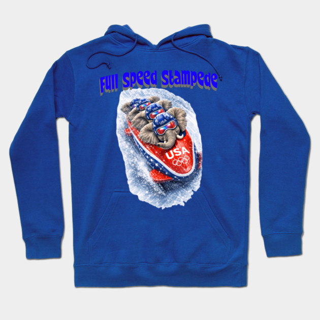 Full Speed Stampede Hoodie by CrazyGirl