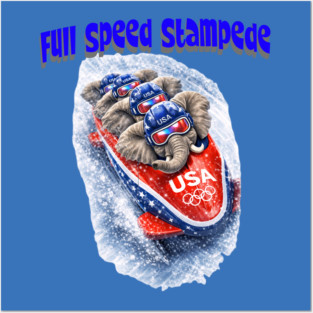 Full Speed Stampede Posters and Art