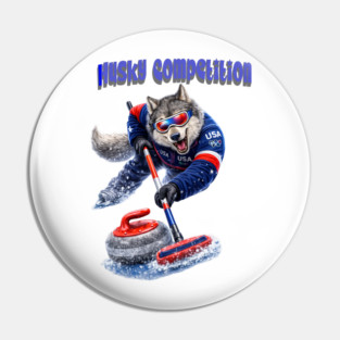 Husky Competition Pin