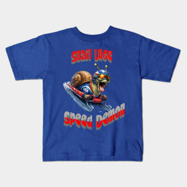 Speed Demon Kids T-Shirt by CrazyGirl