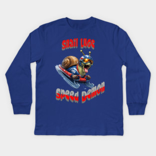 Speed Demon Kids Long Sleeve T-Shirt