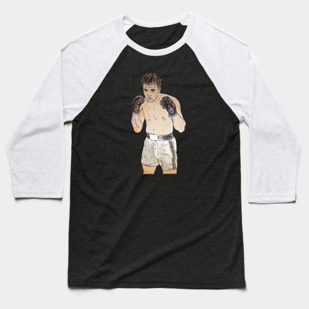 ALI in Crayon Baseball T-Shirt by 51Deesigns