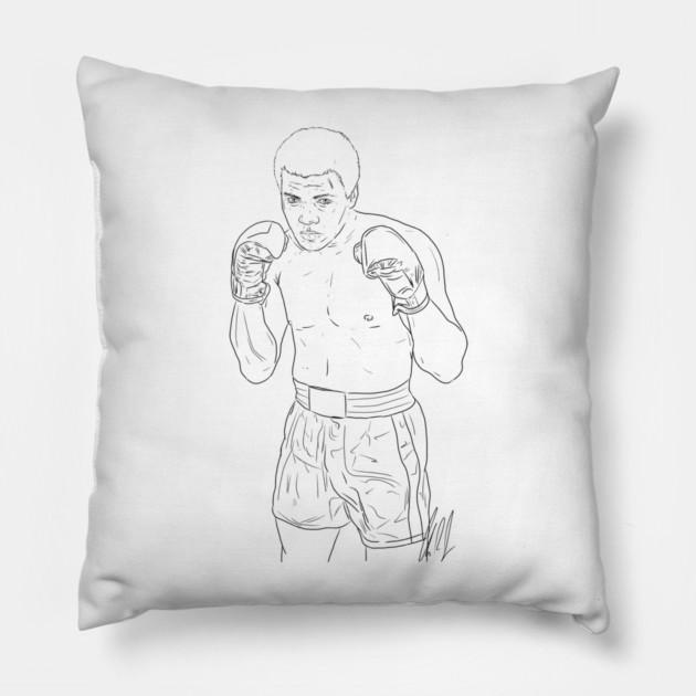 ALI: Float and Sting [Outline] Pillow by 51Deesigns