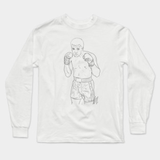 ALI: Float and Sting [Outline] Long Sleeve T-Shirt