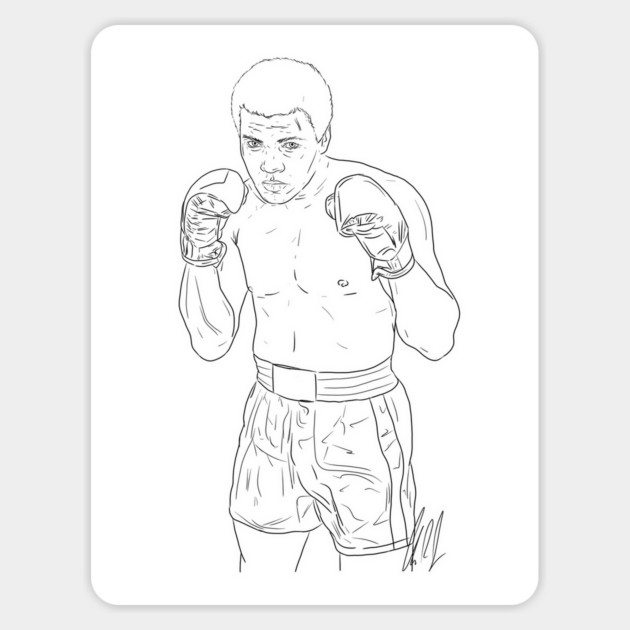 ALI: Float and Sting [Outline] Magnet by 51Deesigns