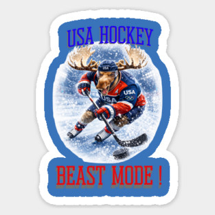 Beast Mode! USA Hockey Magnet