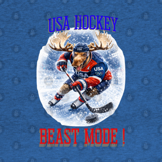 Beast Mode! USA Hockey by CrazyGirl