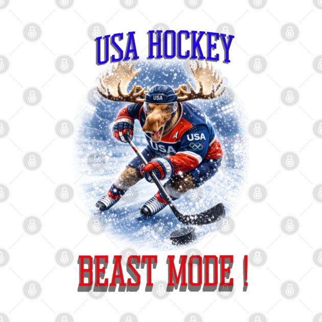 Beast Mode! USA Hockey by CrazyGirl