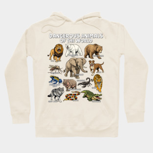 Dangerous Animals of the World Hoodie
