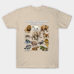 Dangerous Animals of the World T-Shirt