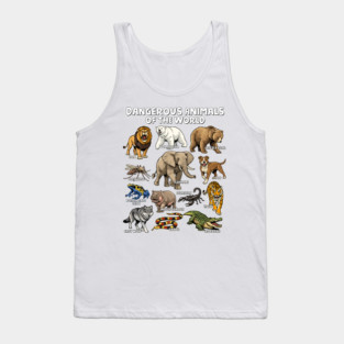 Dangerous Animals of the World Tank Top