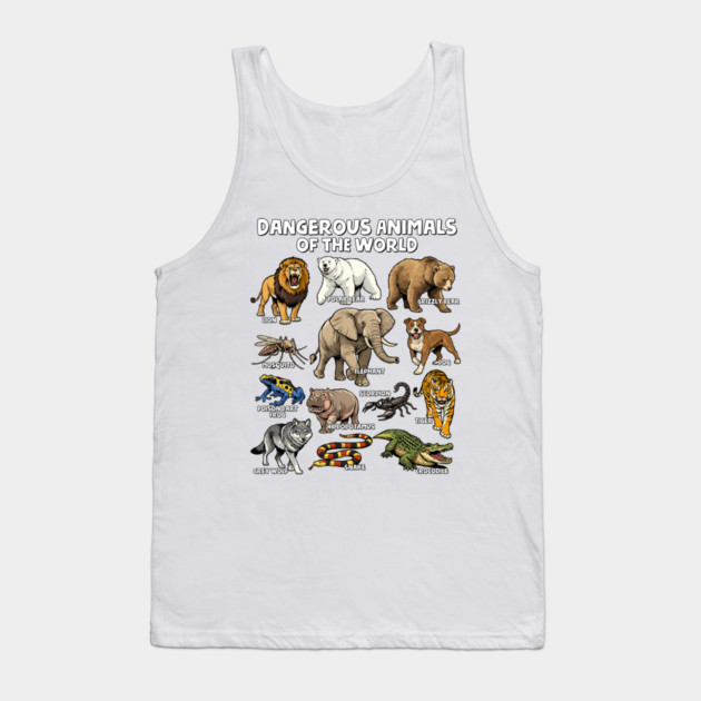 Dangerous Animals of the World Tank Top by GoshWow®