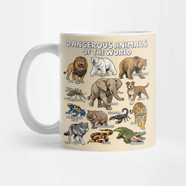 Dangerous Animals of the World by GoshWow®
