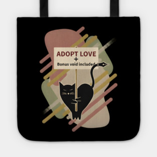 ADOPT LOVE, BONUS VOID INCLUDED. Tote