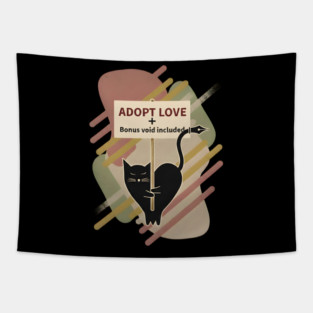 ADOPT LOVE, BONUS VOID INCLUDED. Tapestry