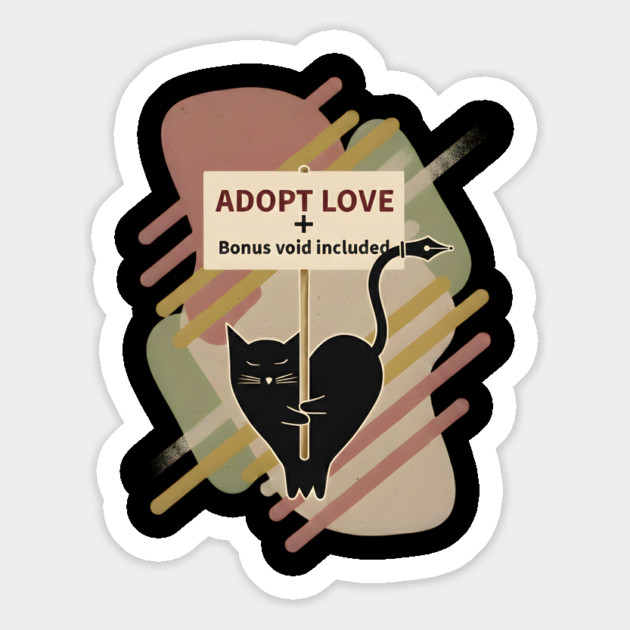 ADOPT LOVE, BONUS VOID INCLUDED. Magnet by Cataura