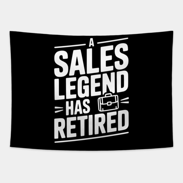 A Sales Legend Has Retired Tapestry by Frank Ring