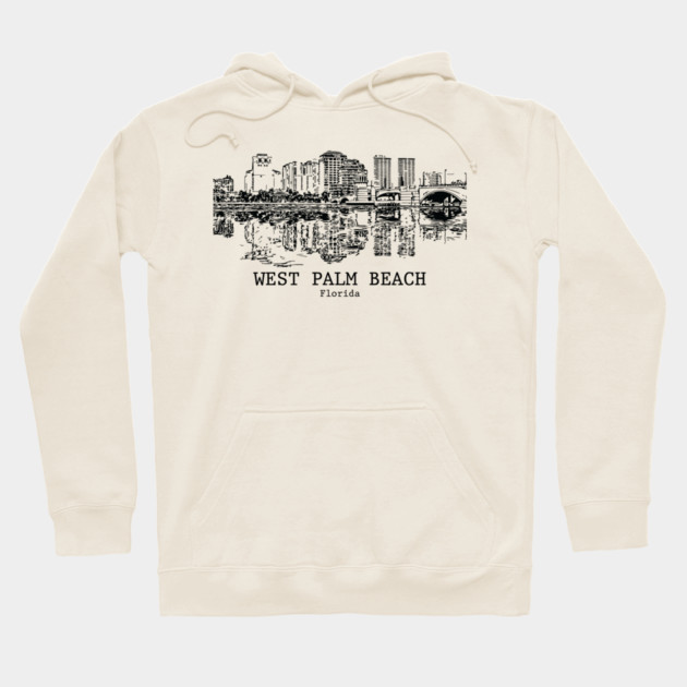 West Palm Beach - Florida Hoodie by Lakeric