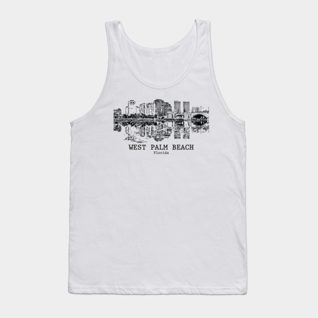 West Palm Beach - Florida Tank Top by Lakeric
